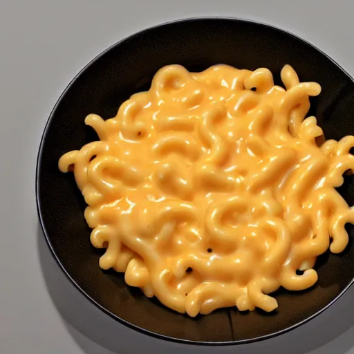 Prompt: sentient macaroni and cheese.