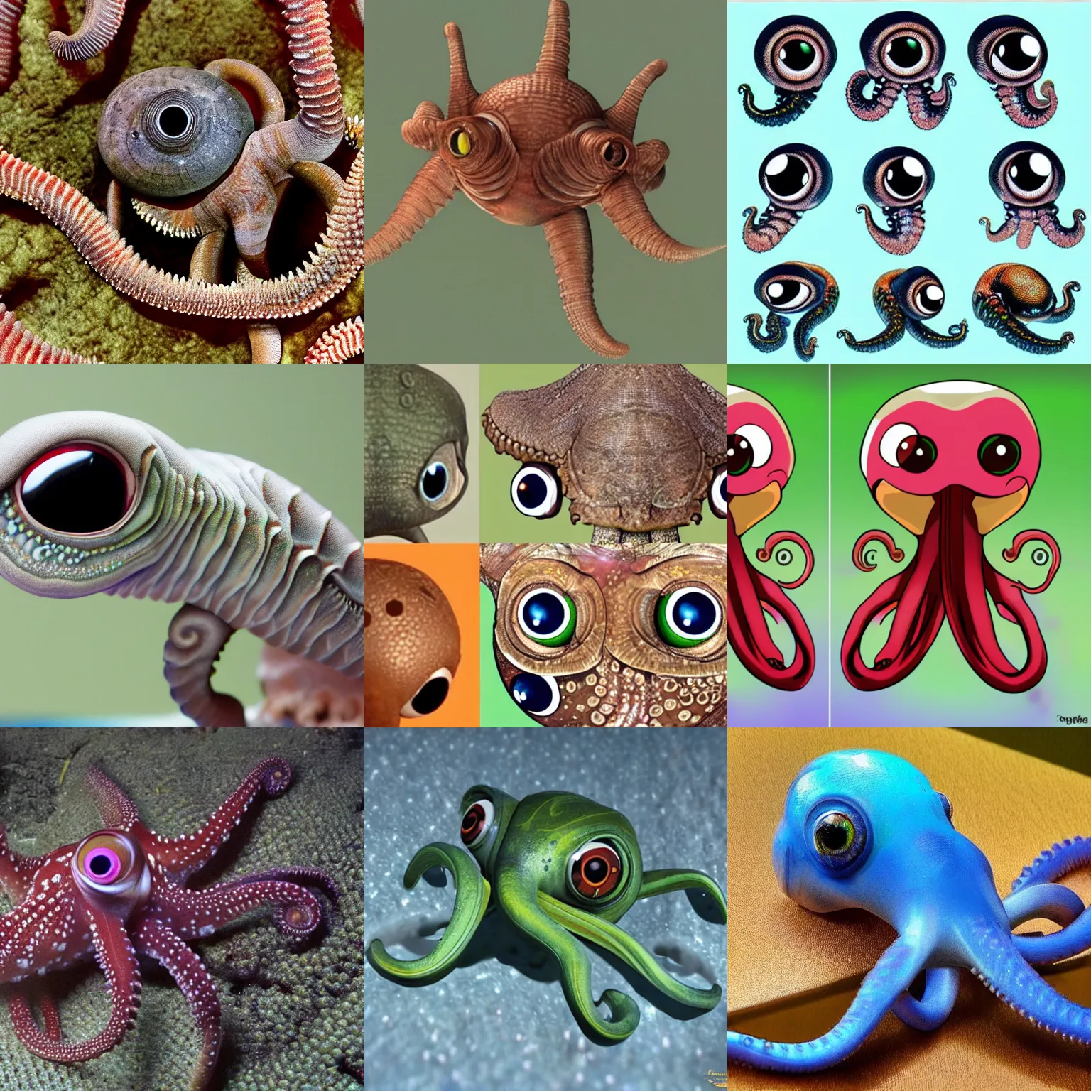 Prompt: agree on all points except the eyes, compound eyes are bad, if you're going for an upgrade you want cephalopod eyes