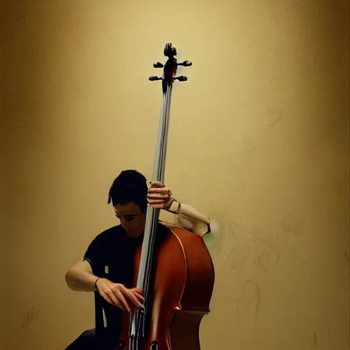 Prompt: body as a cello by greg rutkowski