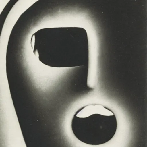 Prompt: “The ‘Naive Oculus’ by Man Ray, auction catalogue photo, private collection, provided by the estate of Andre Breton”