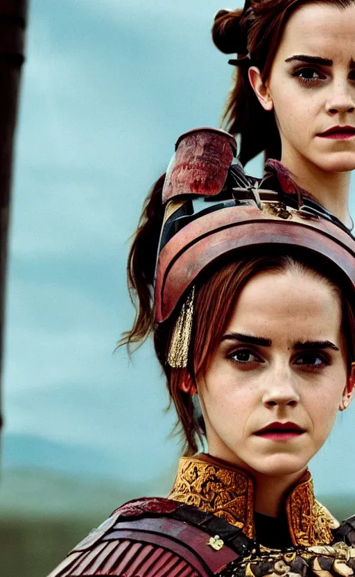 Image similar to emma watson as an ancient samurai