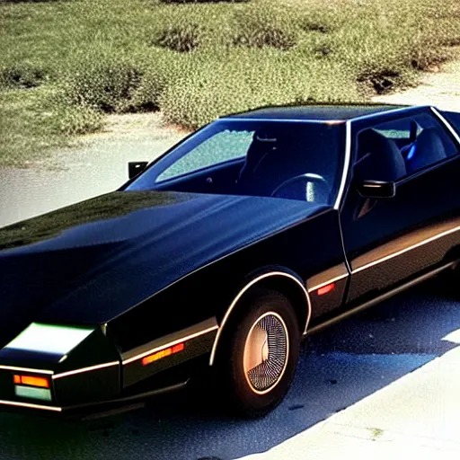 Image similar to kitt the car from the tv show knight rider