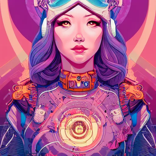 Image similar to ethereal cybernetic princess in the mountains, extremely detailed, sharp focus, wide view, full body shot, smooth, digital illustration, by dan mumford. james jean, by rossdraws, frank franzzeta, sakimichan