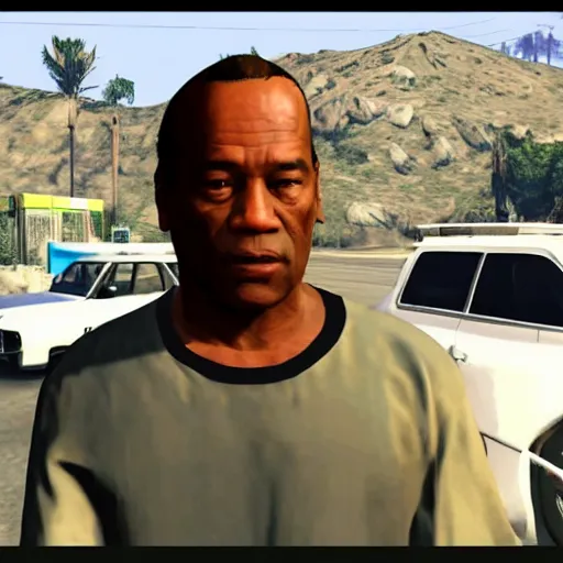 Image similar to OJ Simpson in GTA V