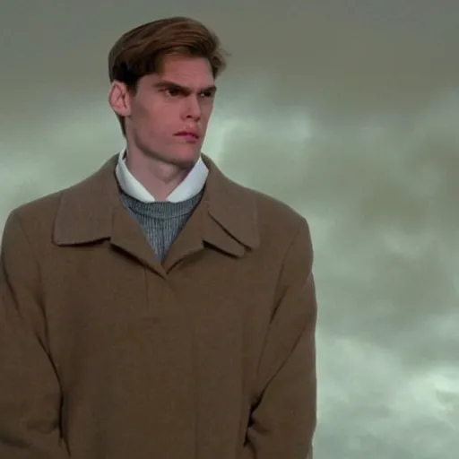 Prompt: Live Action Still of Jerma in The Truman Show, real life, hyperrealistic, ultra realistic, realistic, highly detailed, epic, HD quality, 8k resolution, film still