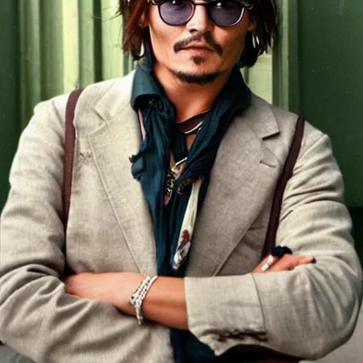 Image similar to Johnny depp as college student