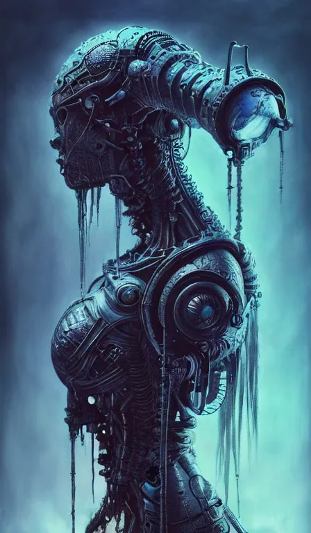 Prompt: a highly detailed long shot photo of cybergoth female character by ayami kojima, elf, beksinski, giger, elf, intricate, digital painting, artstation, concept art, smooth, sharp focus, full body shot