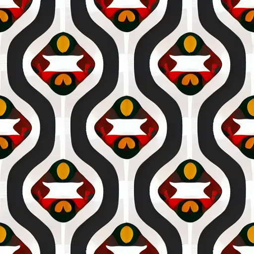Prompt: eames pattern, repeating, seamless