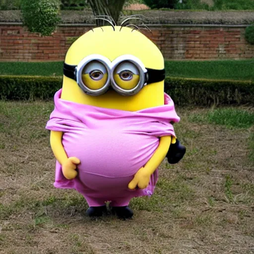 Image similar to pregnant minion