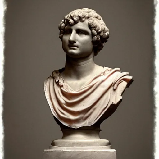 Prompt: augustus but as a real person, based on busts