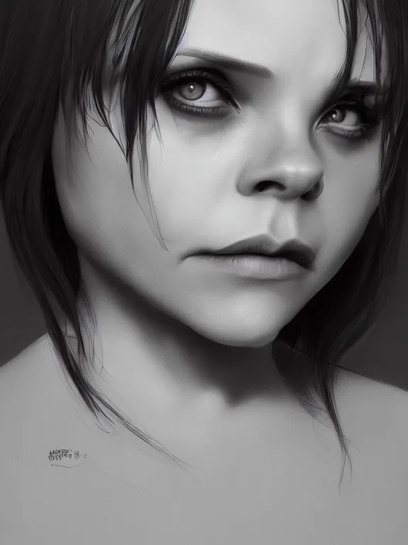 Image similar to Christina Ricci, hyperdetailed, artstation, cgsociety, 8k