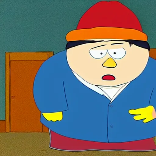 Image similar to eric cartman in seinfeld