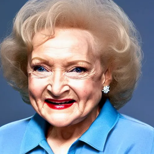 Prompt: betty white in golden girs ( tv )