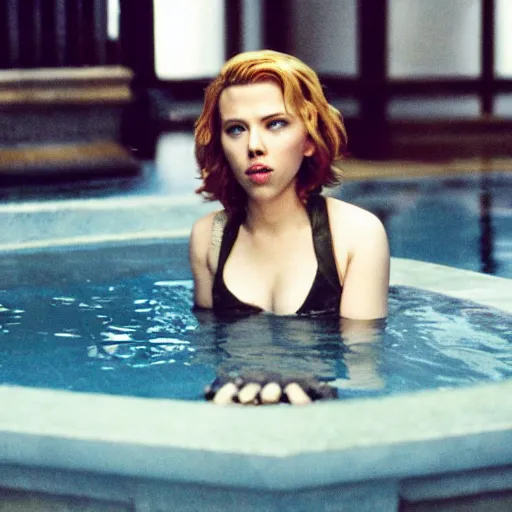 Prompt: a still of Scarlett Johansson in The Fountain (2006)