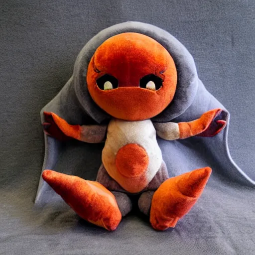 Image similar to cute fumo plush of the goddess of the planet mars, extraterrestrial deity