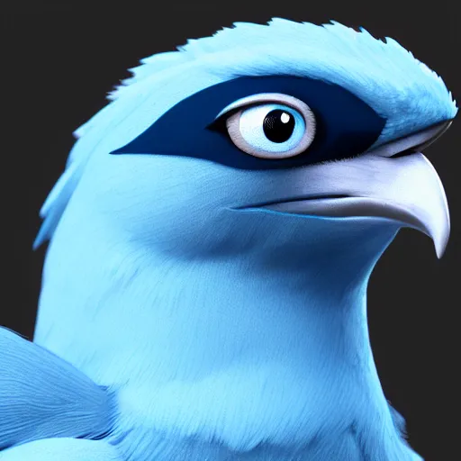 Image similar to photography of a realistic articuno animal, ultra detailed, 8 k, cinematic lighting, natural background, trending on artstation, pokemon