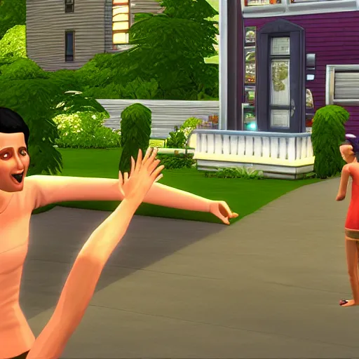 Image similar to insanity in the sims 3
