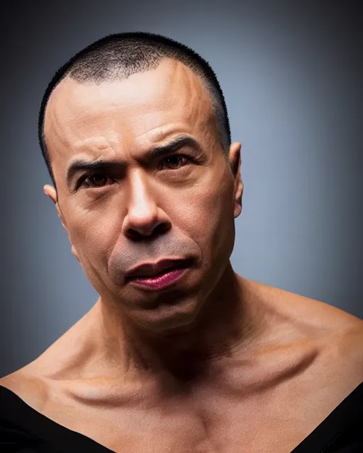 Prompt: portrait of jokoy as black adam the anti hero, 8 k, hyper realistic