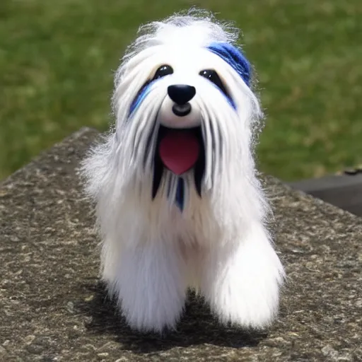 Prompt: (TY beanie baby bearded collie), action pose, cute, adorable, fluffy, UE5, 70mm, imax