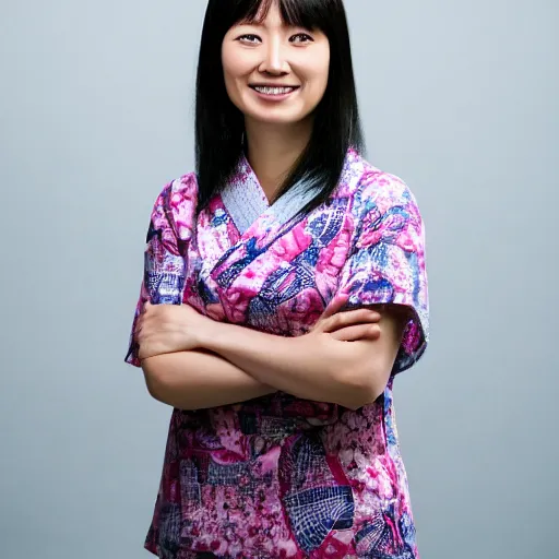 Prompt: professional photo of japanese woman