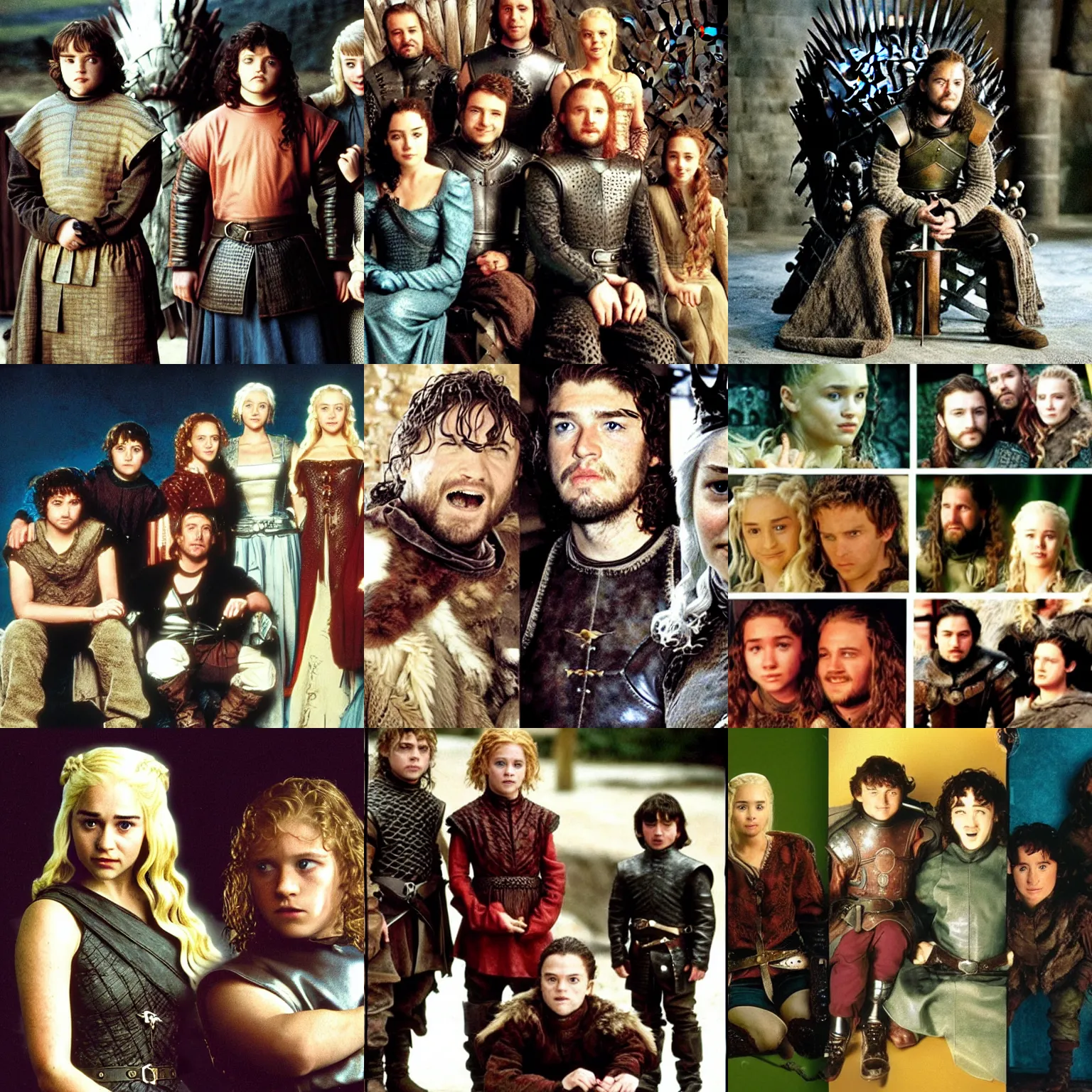 Prompt: game of thrones on nickelodeon, 9 0 s