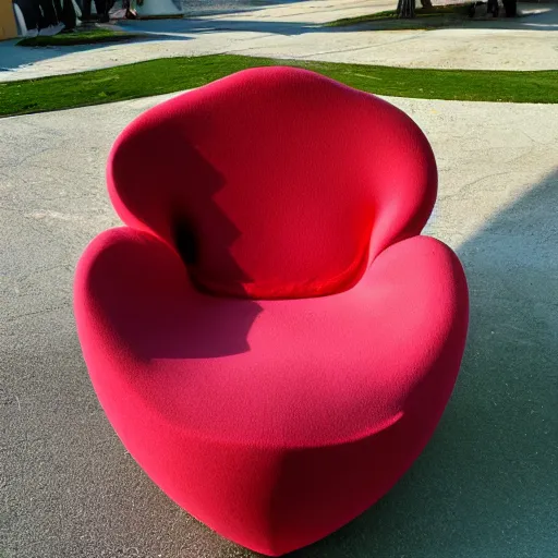 Image similar to a uterus shaped chair