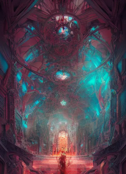 Prompt: dreamscape, architecture, ross tran, vivid colors, anatomical, highly detailed sculpture, intricate detailed, ommatidia, 8 k, cinematic atmosphere, post - processing