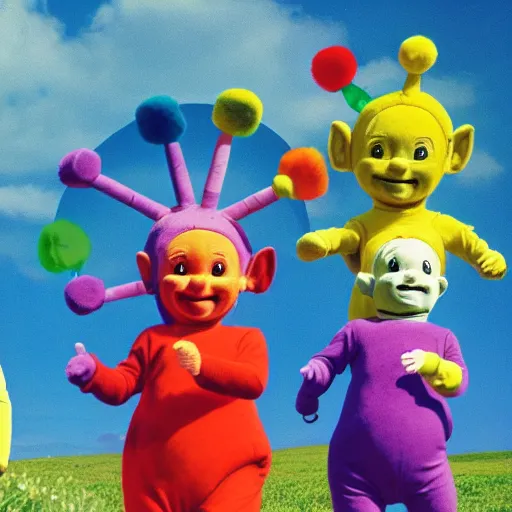 Teletubbies as a clowns | Stable Diffusion | OpenArt