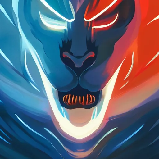 Image similar to face icon stylized minimalist thundercats, loftis, cory behance hd by jesper ejsing, by rhads, makoto shinkai and lois van baarle, ilya kuvshinov, rossdraws global illumination