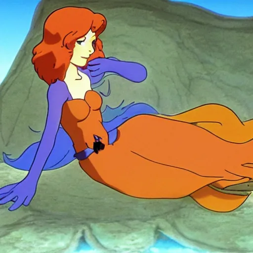 Image similar to ariel in nausicaa of the valley of the wind