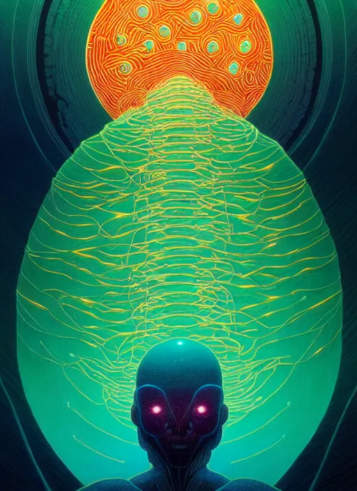Prompt: symmetry!! stunning portrait of cell!! by victo ngai, kilian eng vibrant colors, dynamic lighting, digital art, winning award masterpiece, fantastically beautiful, illustration, aestheticly inspired by beksinski and dan mumford, trending on artstation, art by greg rutkowski and akira toriyama and yoji shinkawa, 8 k