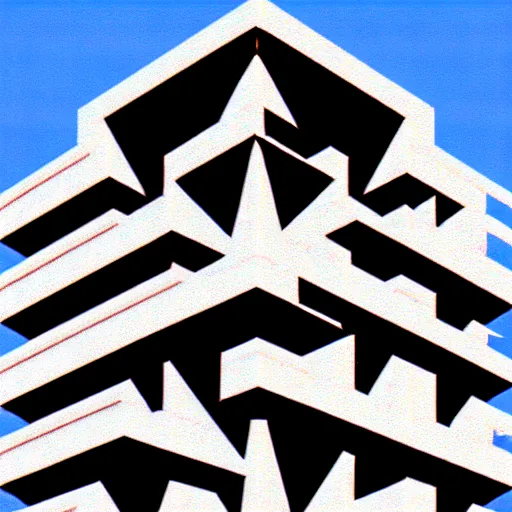 Prompt: recursive brutalist sinewave