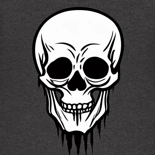 Image similar to punk rock skull, solo