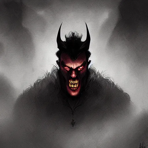 Prompt: “Dracula, close up. Lighting from behind, detailed, trending on artstation”