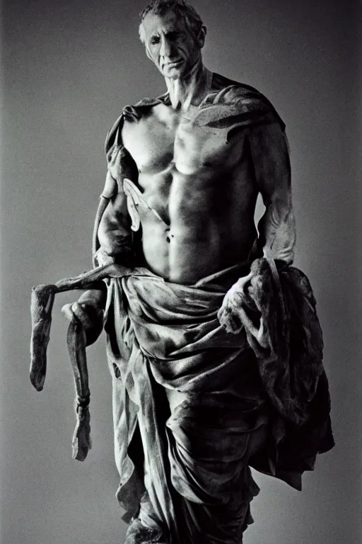 Image similar to julius caesar by annie leibovitz