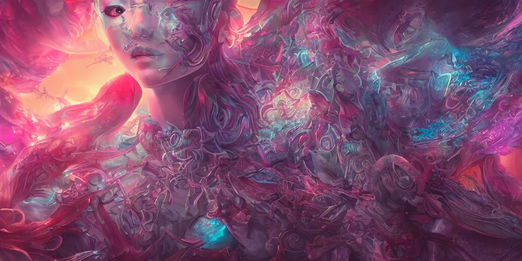 Image similar to dreamscape, ross tran, vivid colors, anatomical, highly detailed sculpture, intricate detailed, ommatidia, 8 k, cinematic atmosphere, post - processing