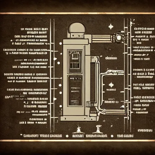 Image similar to actually schematics for a time machine