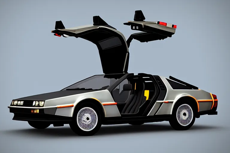 Image similar to delorean in half life alyx