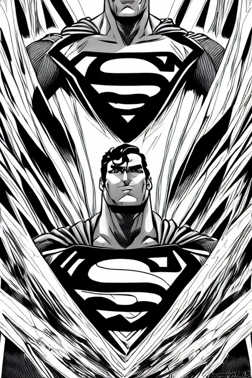 Image similar to superman, symmetrical, highly detailed, digital art, sharp focus, trending on art station, anime art style