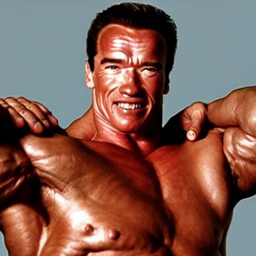 Image similar to Arnold Schwarzenegger as Homelander on The Boys