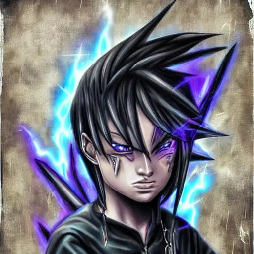 Image similar to beautiful mall goth yu gi oh, realistic, in the style of nu metal, side lighting, lightning bolts