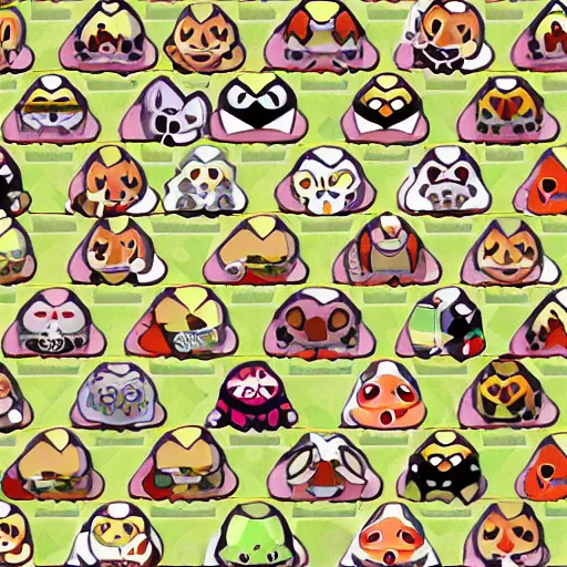 Prompt: animal crossing video game pattern texture pack