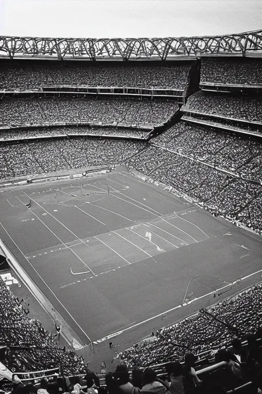 Prompt: olympic stadium, montreal, 1 9 7 6