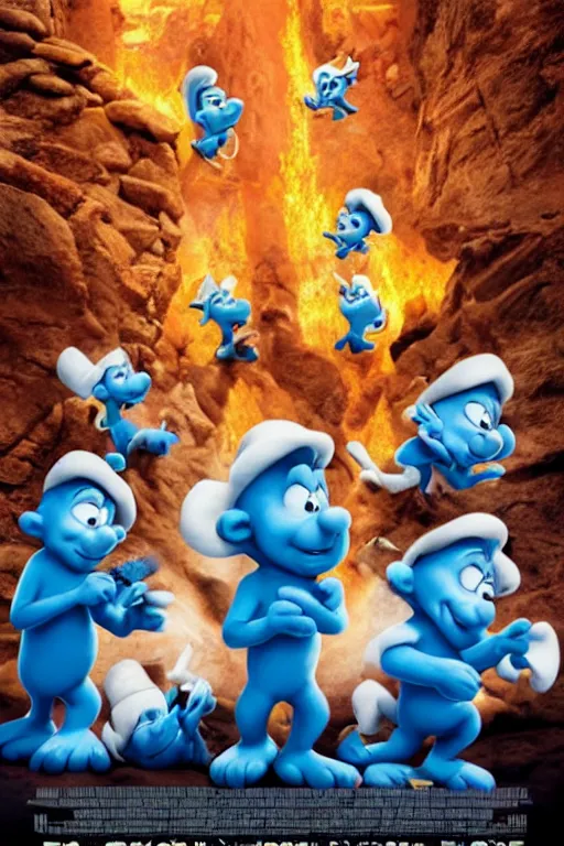 Image similar to Movie poster for The Smurfs: Remembering 9/11