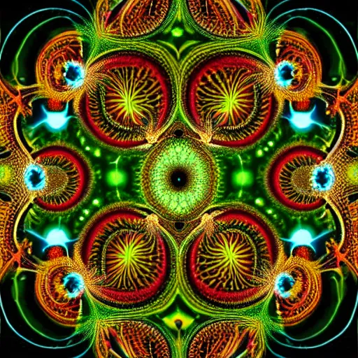 Prompt: lovecraftian fractal