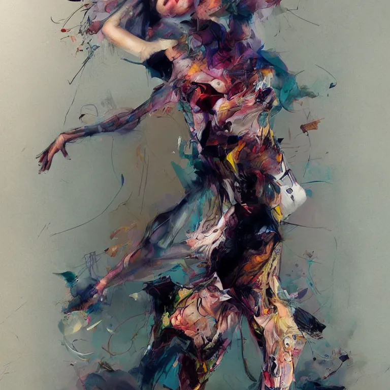 Prompt: fullbody potrait of dancing woman in the style of adrian ghenie, 3 d render, esao andrews, jenny saville, surrealism, dark art by james jean, ross tran