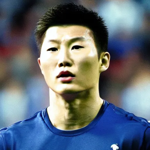 Prompt: movie still of son heung-min as ivan drago in rocky 4, cinematic,