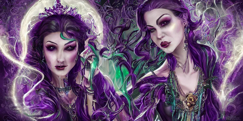 Image similar to beautiful female character inspired by new orleans mardi gras vampire bounty hunter | | digital artwork made by greg rutswork, anna dittmann and lois van barlee, symmetrical rim light, anatomically correct