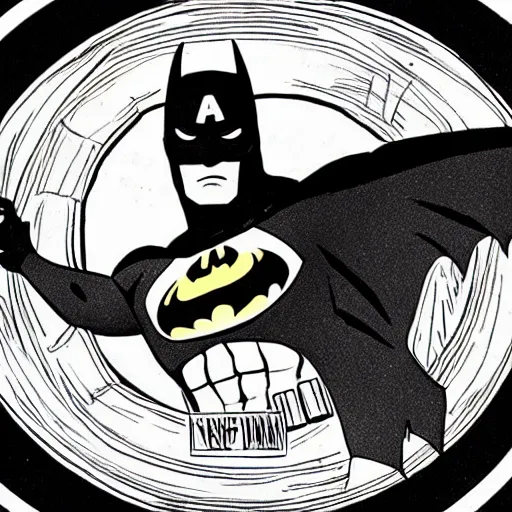 Prompt: Batman steals captain America’s shield, detailed, intricate , in a mansion