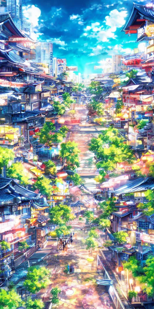 Image similar to , anime tokyo scenery only wallpaper aesthetic, beautiful, hyper realistic
